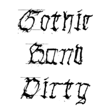 Gothic Hand Dirty