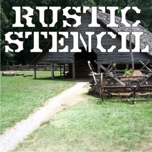 Rustic Stencil JNL