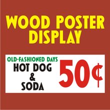 Wood Poster Display JNL