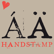 Hand Stamp Play Rough Serif