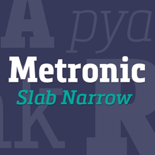 Metronic Slab Narrow