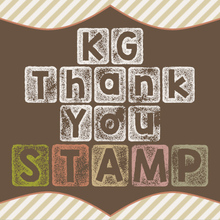 KG Thank You Stamp