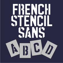 French Stencil Sans JNL