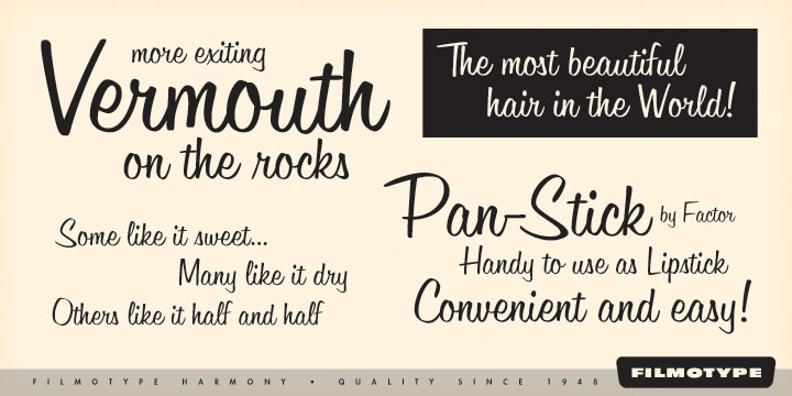 Filmotype Harmony™