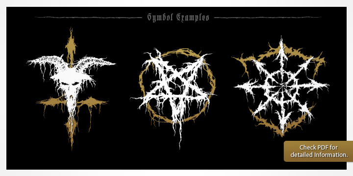 xxii death metal font