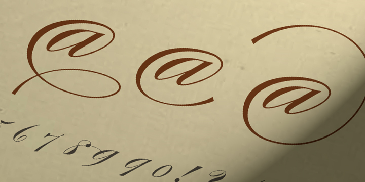 Burgues script font