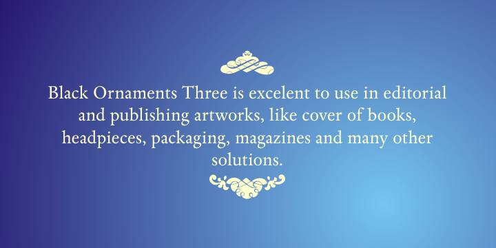 Black Ornaments Three