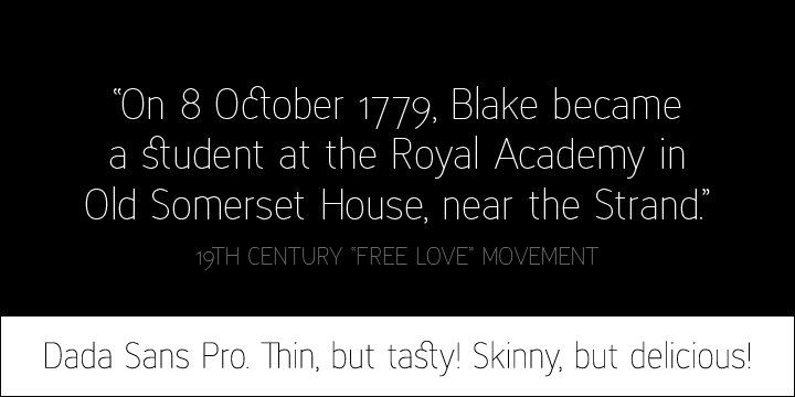 Dada Sans Pro