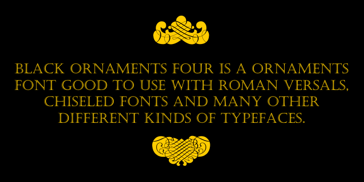 Black Ornaments Four