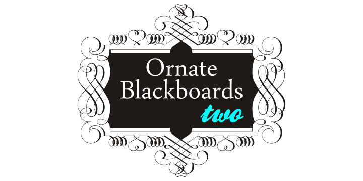 Ornate Blackboards