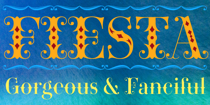 Carmen Fiesta Font Webfont Desktop Myfonts