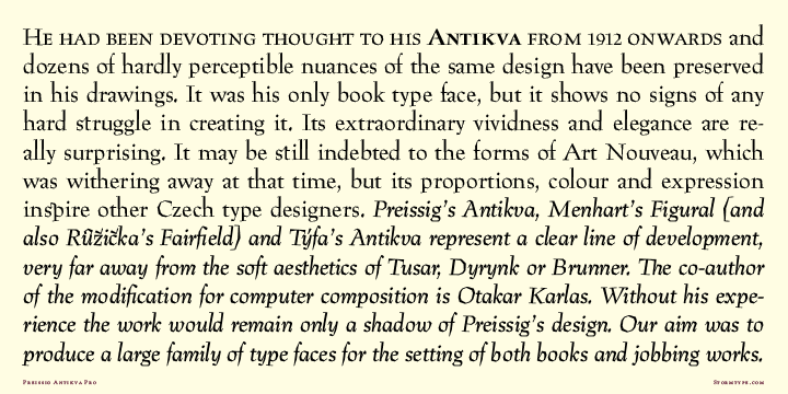 Preissig Antikva Pro