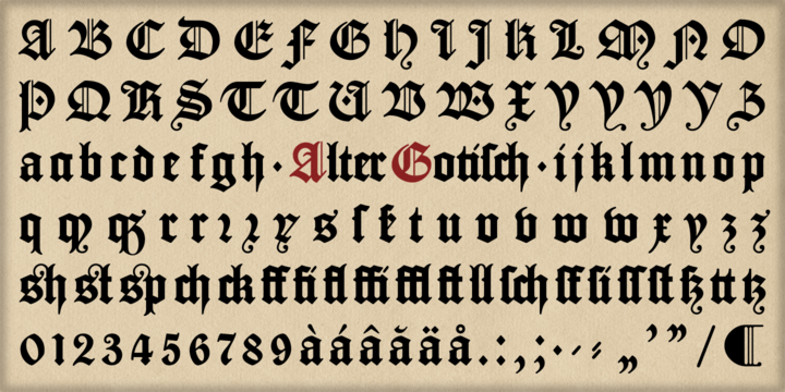 Alter Gotisch