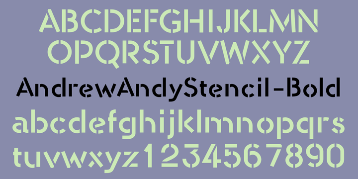 AndrewAndyStencil™