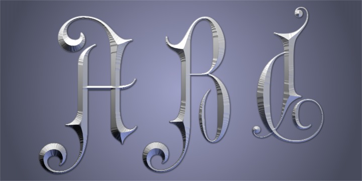 Gothic Initials Four Font Webfont And Desktop Myfonts