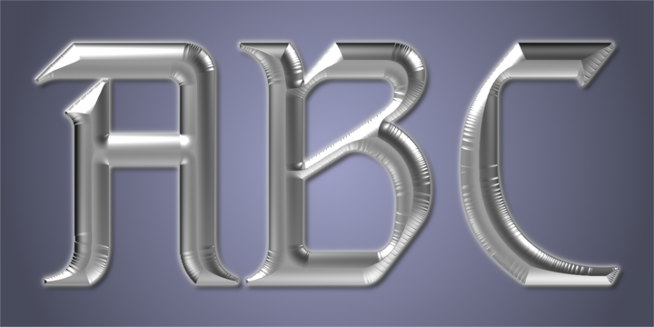 Gothic Initials Five