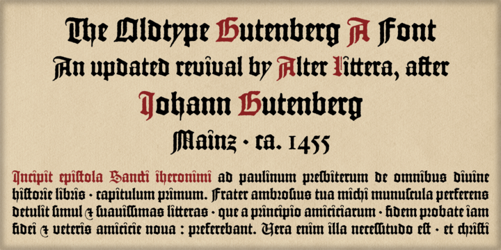 Gutenberg A