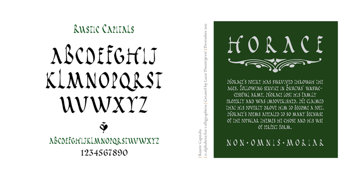 Cal Rustic Capitals Cal Rustic Capitals