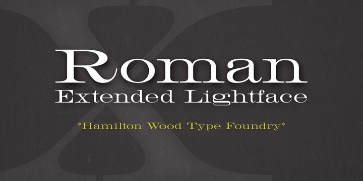 HWT Roman Extended Lightface™