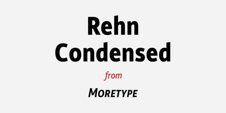 Rehn Condensed