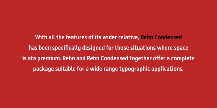Rehn Condensed