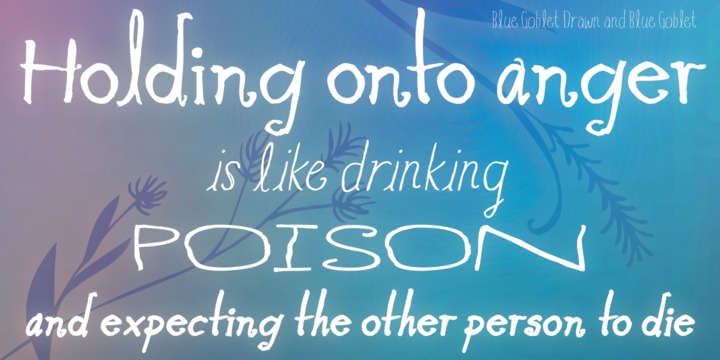 Blue Goblet Drawn™