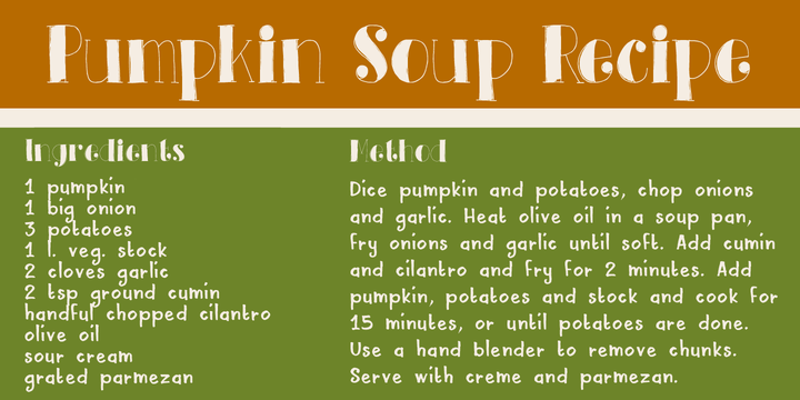 Pumpkin Soup