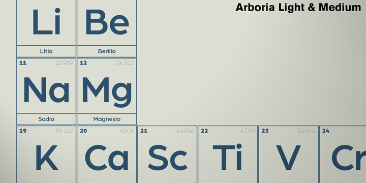 arboria font