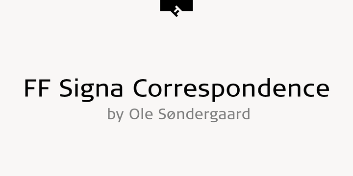 FF Signa Correspondence Pro™