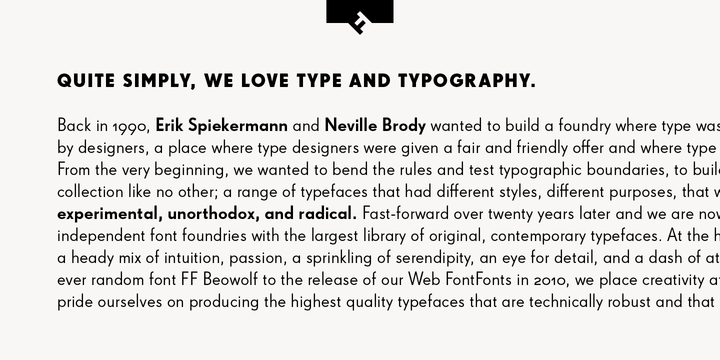 FF Super Grotesk®