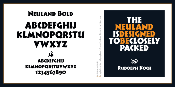 Cal Neuland Bold 