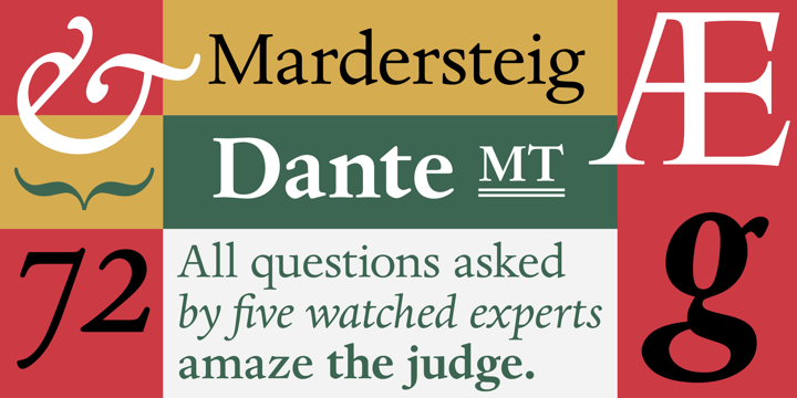 monotype dante