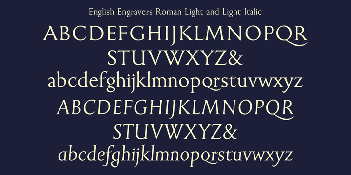 English Engravers Roman 