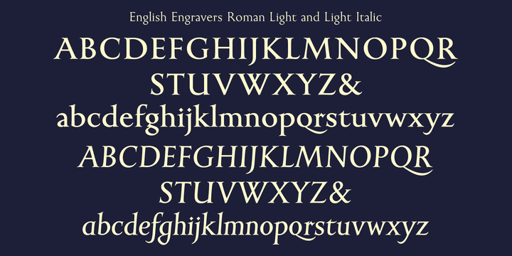 English Engravers Roman