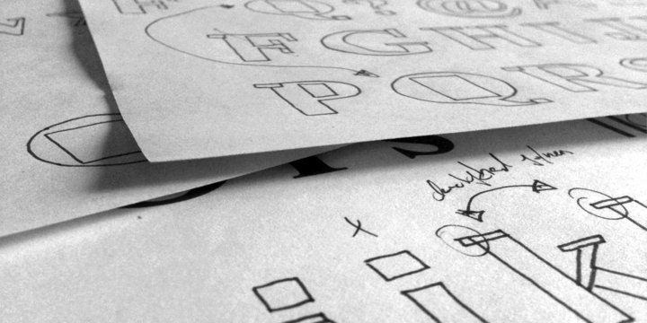 Hand Retro Sketch Times