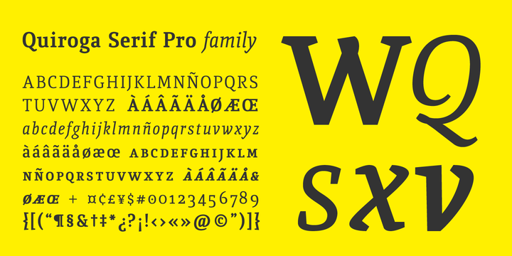 Quiroga Serif Pro™