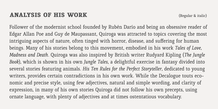 Quiroga Serif Pro™