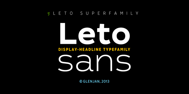 скачать шрифт leto sans