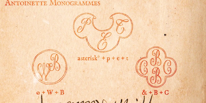 Antoinette Monogrammes 