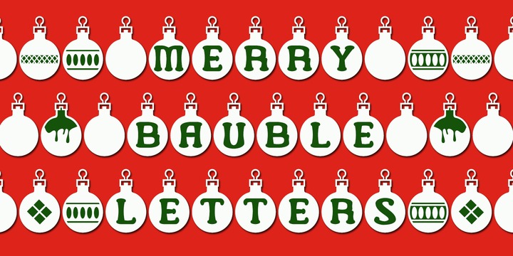Merry Bauble Letters™