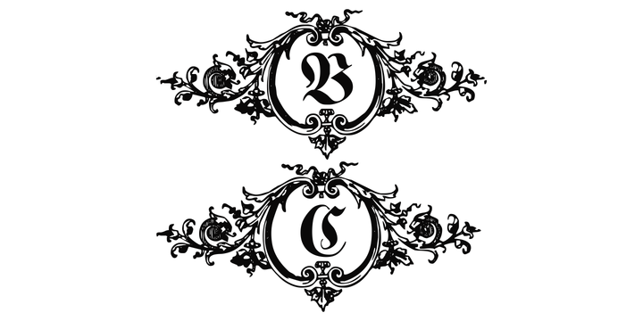 Hostetler Fette Ultfraktur Ornamental