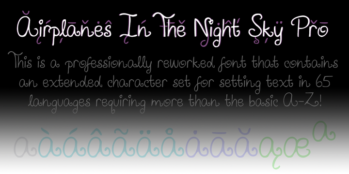 Airplanes In The Night Sky Pro