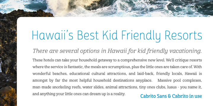 Cabrito sans font free download