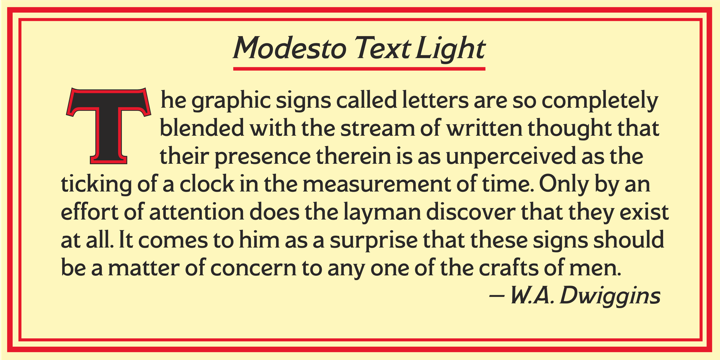 Modesto Text
