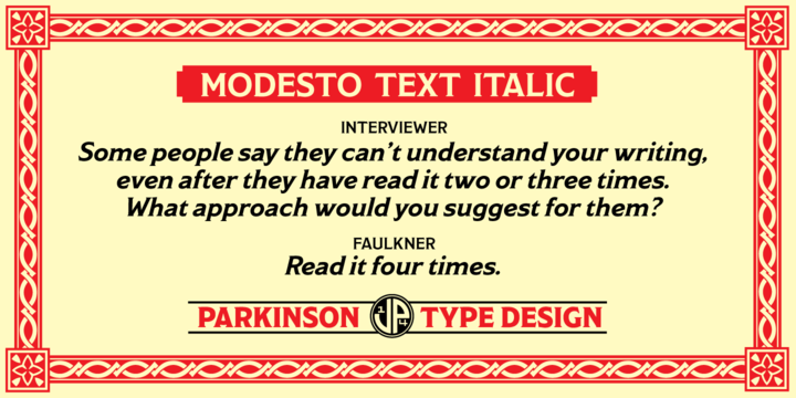 Modesto Text