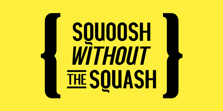 Squoosh Gothic