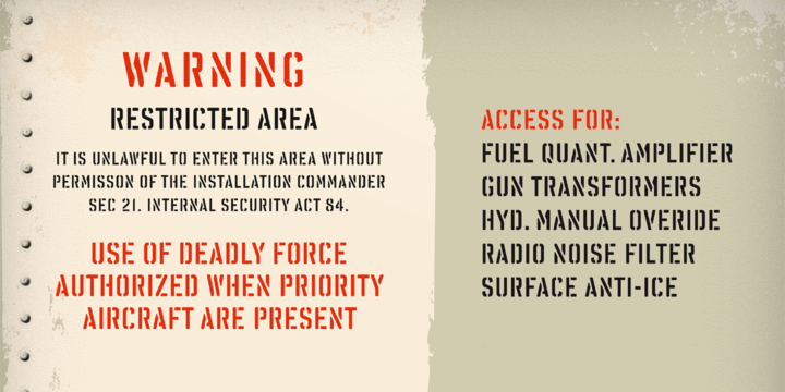 Vtg Stencil UK No 76™