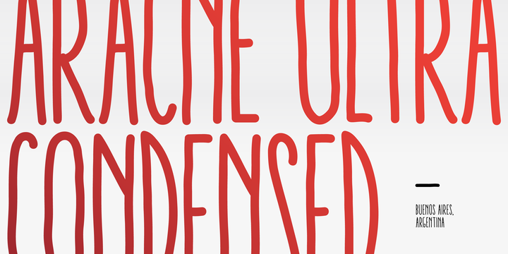 Aracne Ultra Condensed
