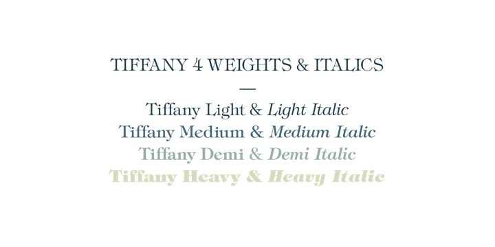 ITC Tiffany™