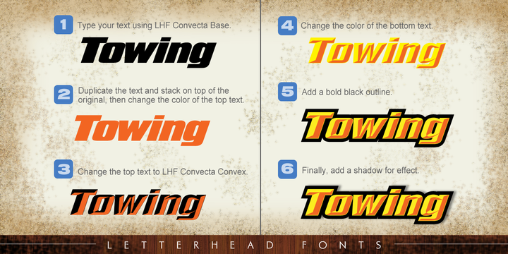 convecta font